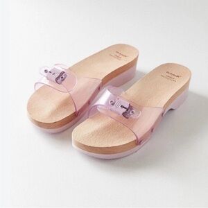 DR SCHOLL’S for Urban Outfitters Pink Mule Clog Shoes 8